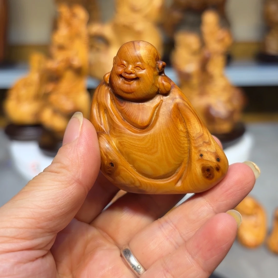 木太行崖柏弥勒佛瘤疤