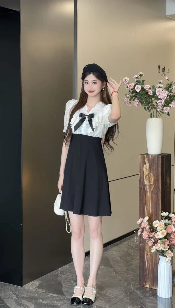 【林金金】小香风连衣裙2025年新款显瘦气质精致裙子女装夏季