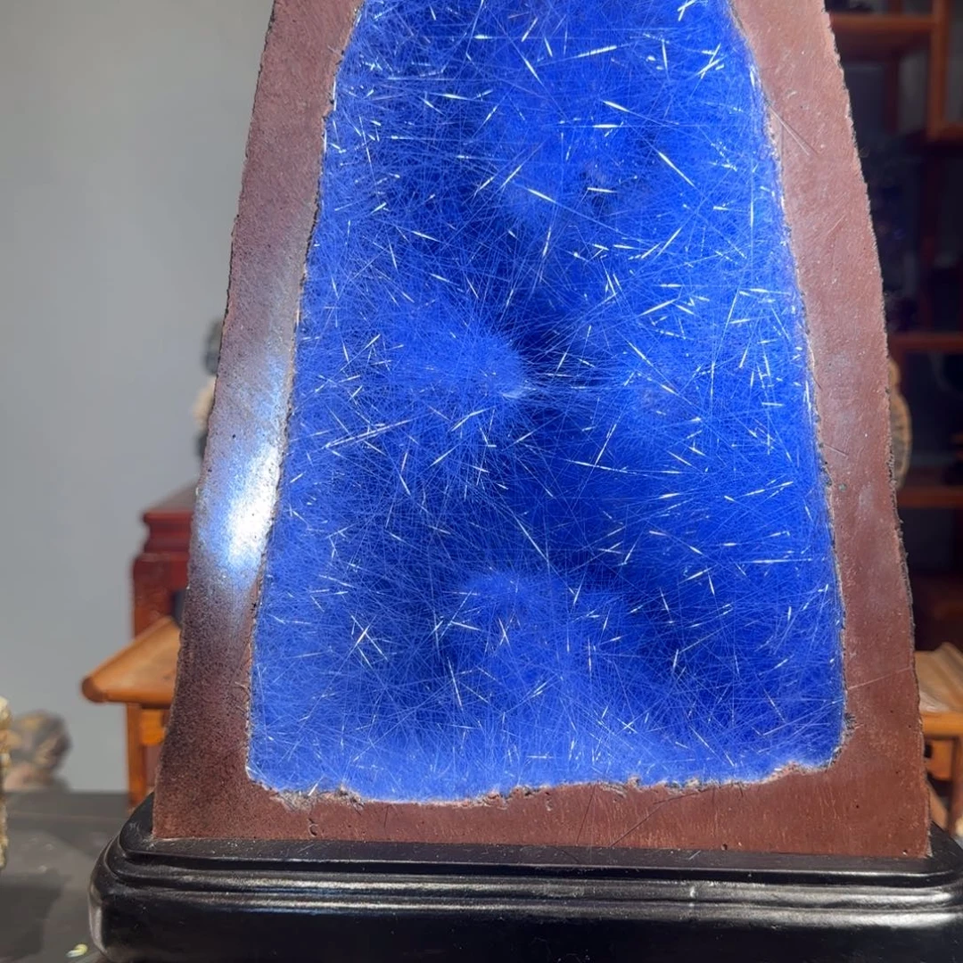 紫砂茶周边矿物晶体摆件易**人