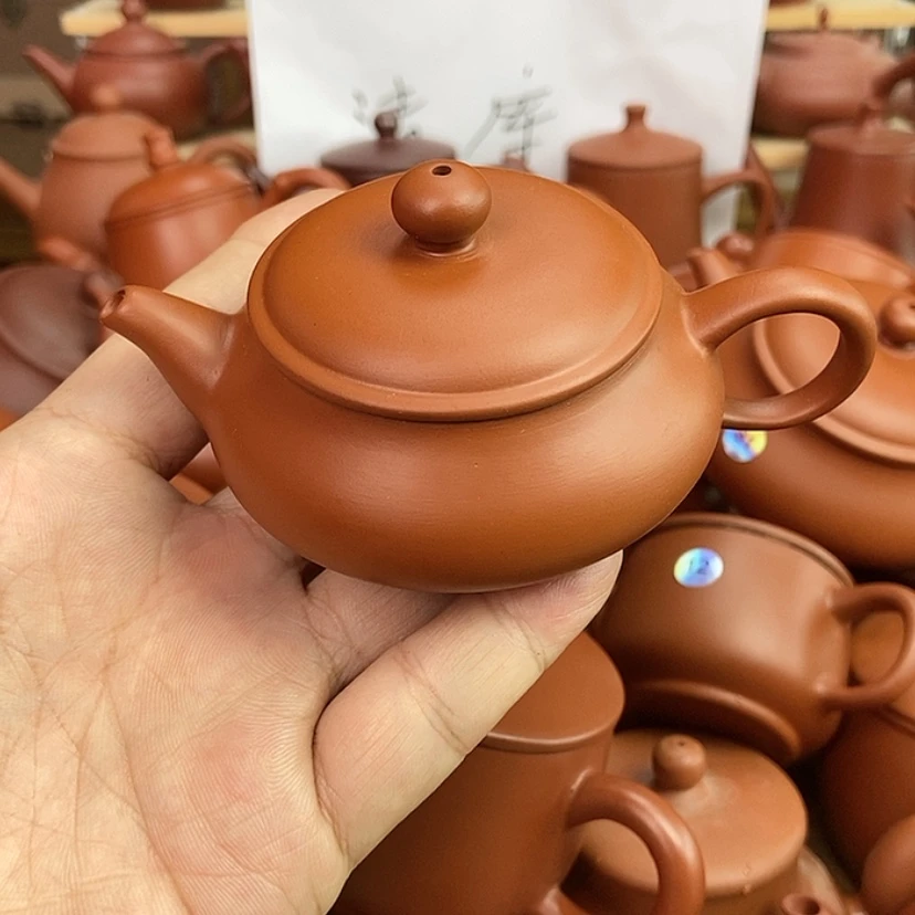 【闪购商品】茶壶朱泥80c c