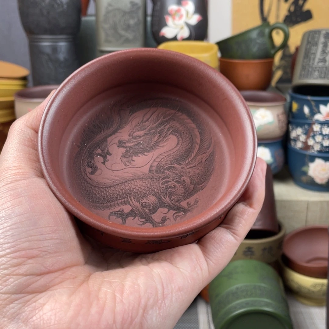 紫砂茶杯紫砂茶杯