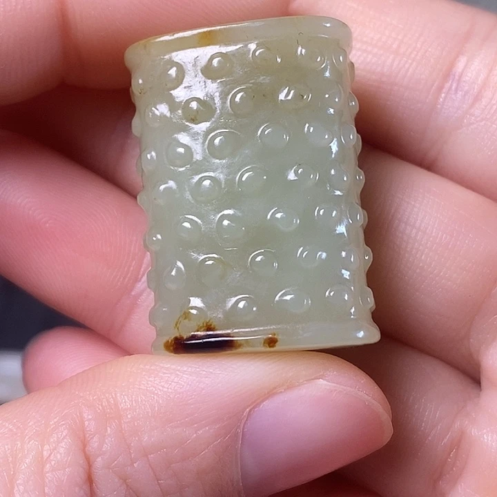 和田玉（糖玉）车挂未镶嵌六*吧