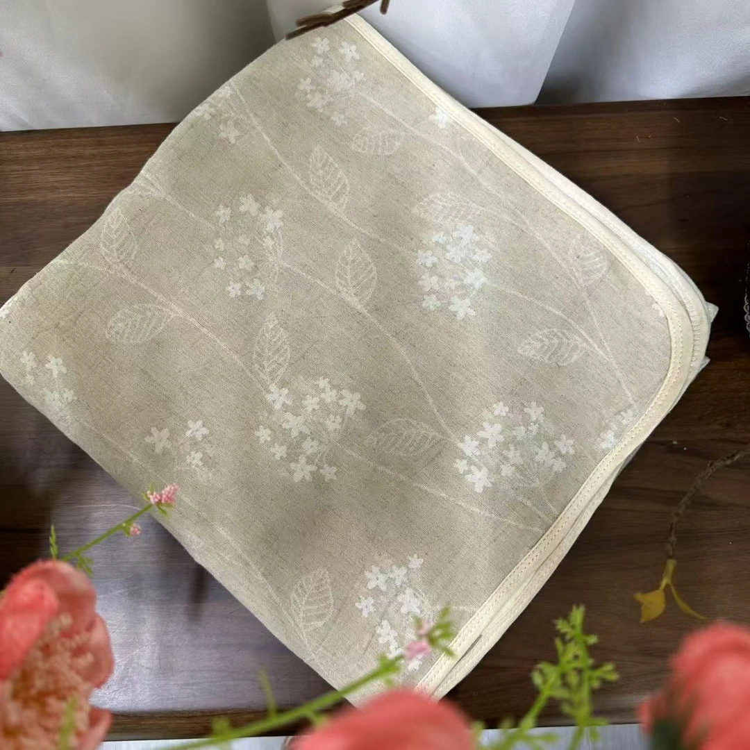 【麻 简居】木兮-浅咖色罗布麻睡单230*250cm