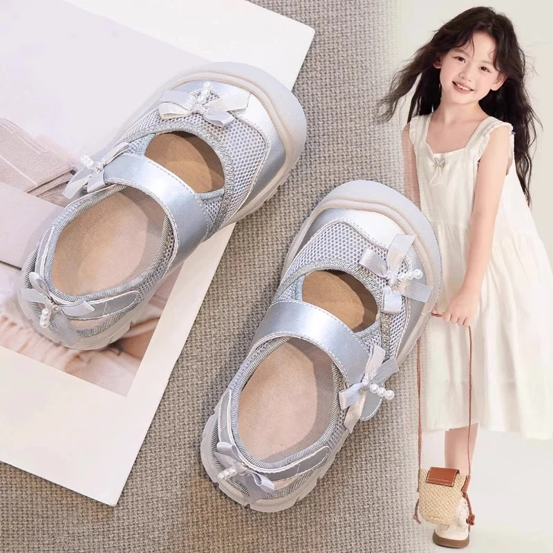 阿童木女童玛丽珍单网凉鞋2025春夏薄款儿童鞋子女孩公主鞋芭蕾鞋