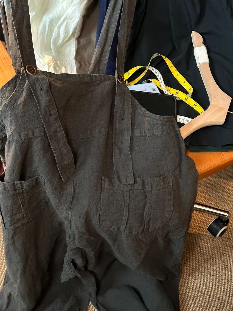 背带裤中腰背带裤通勤休闲裤阔腿裤休闲御姐风