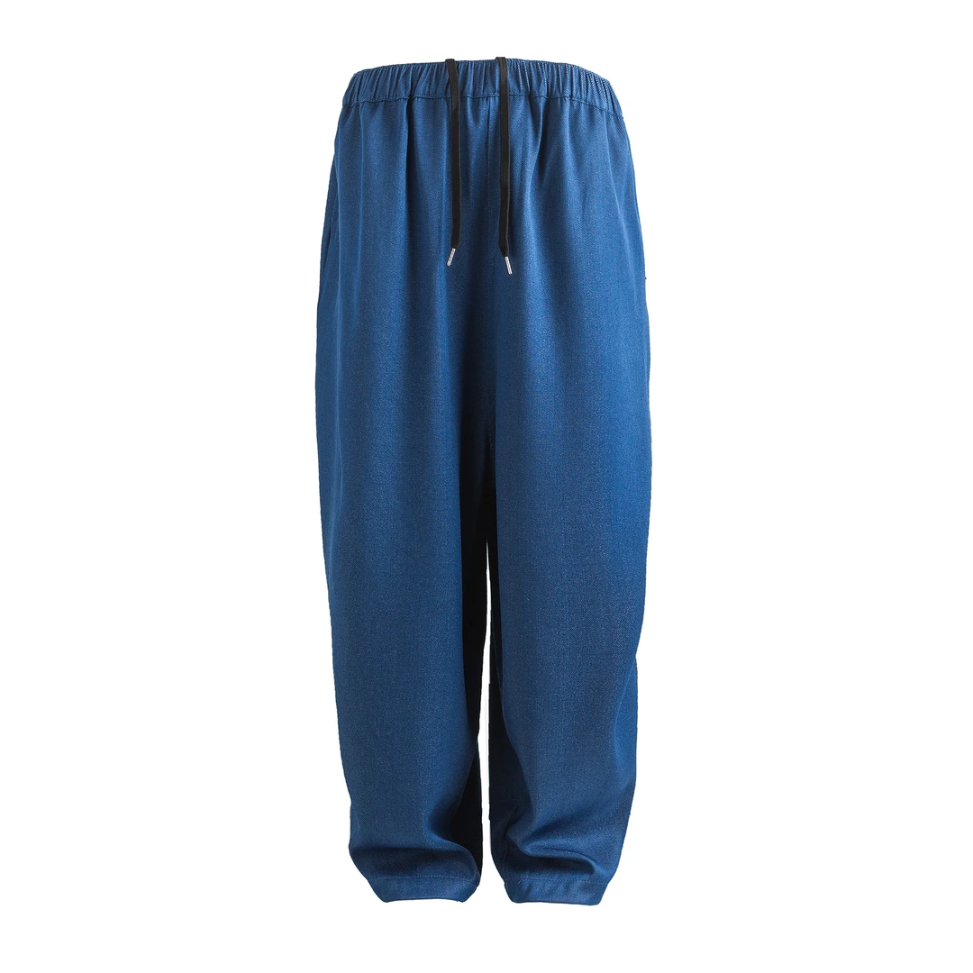 Medaigual 薄款凉感大码仿牛仔宽松哈伦休闲裤防蚊裤小脚灯笼长裤