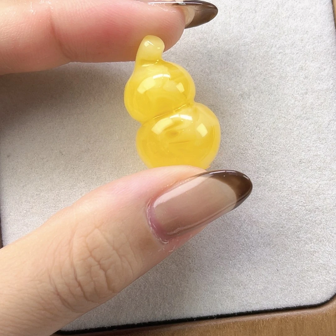 蜜蜡手绳未镶嵌4*6葫芦手绳定制