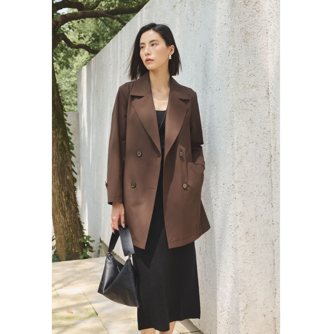 ADA英伦质感简约个性风衣DWL281