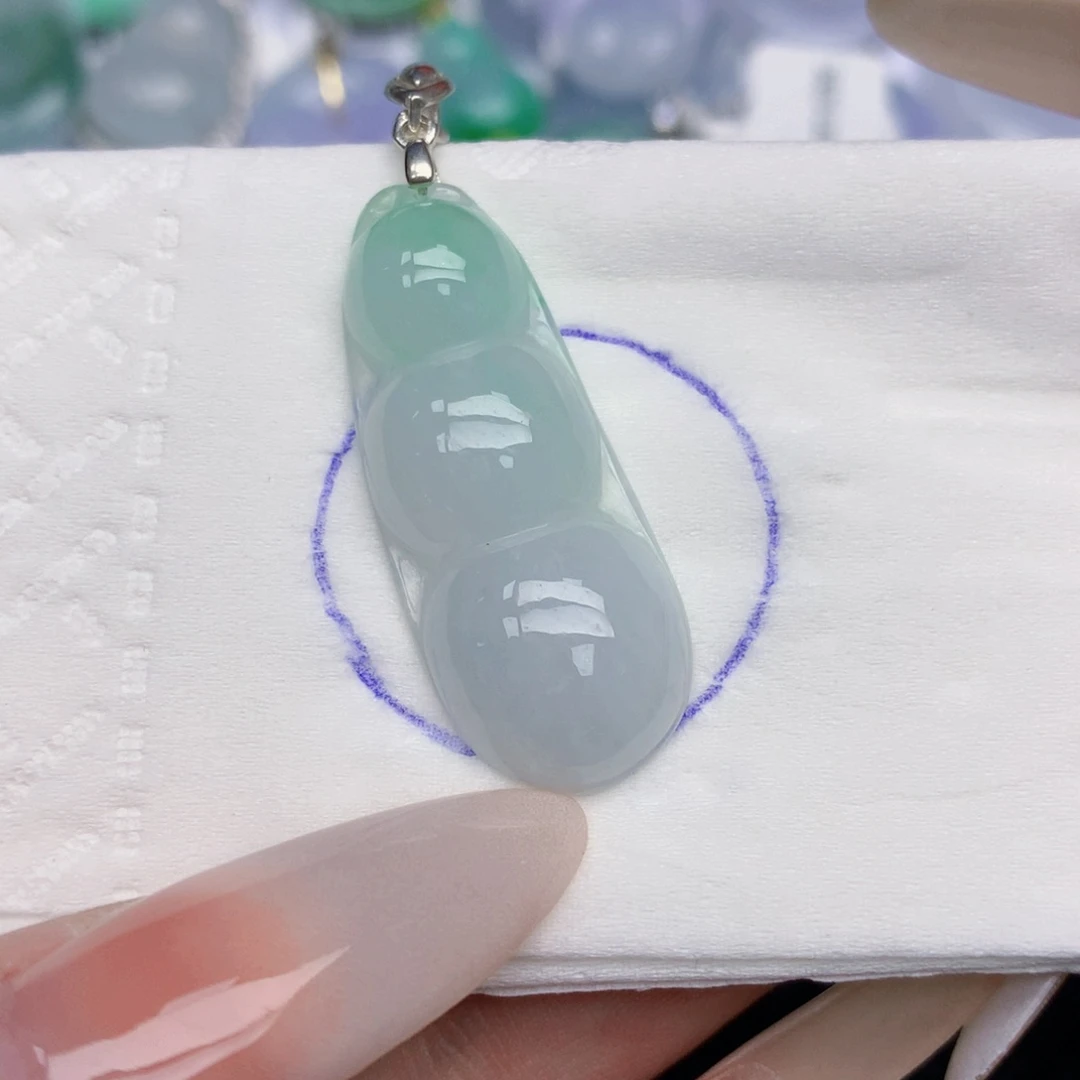 翡翠未镶嵌颈饰天然缅甸翡翠a货百元以上9元证书费自理