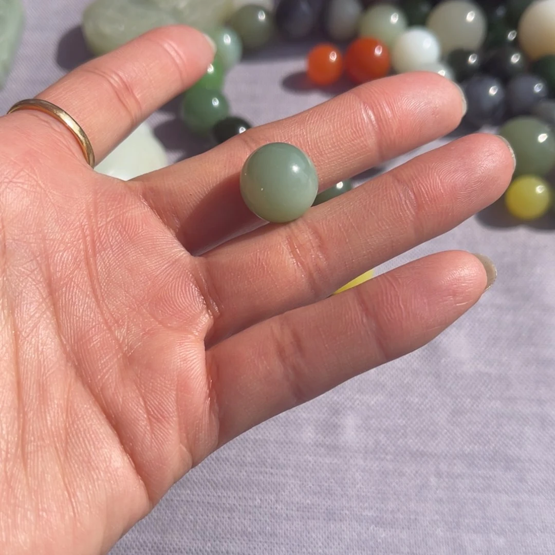 和田玉单珠未镶嵌