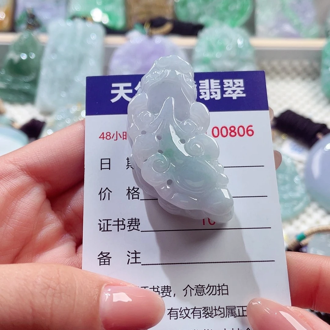 颈饰未镶嵌翡翠貔貅