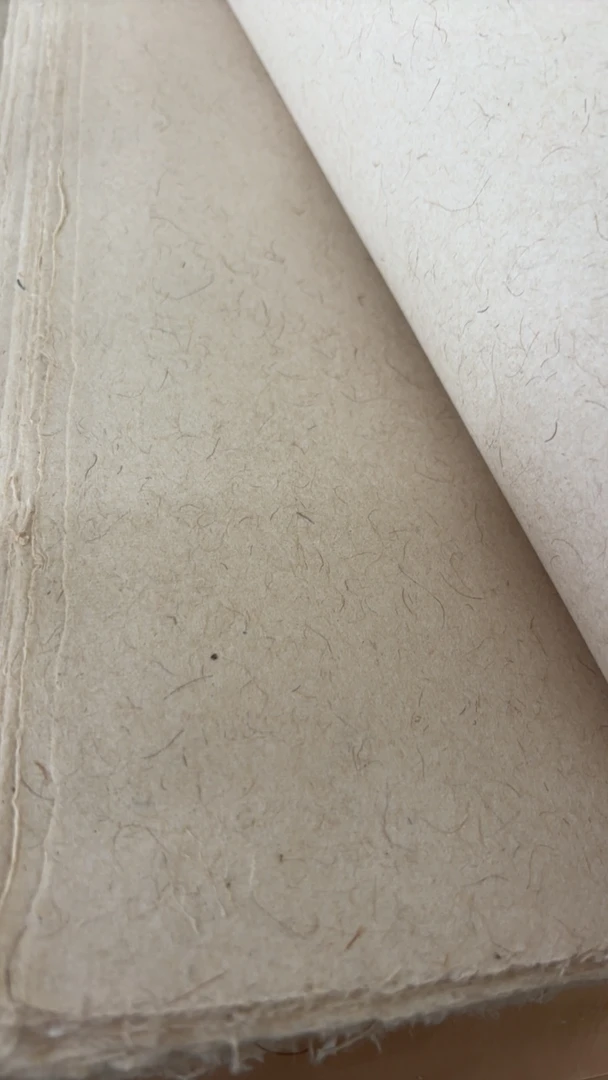 麻纸半生半熟70✖️140.50张半生熟宣纸毛笔纸书法专用纸小楷专用