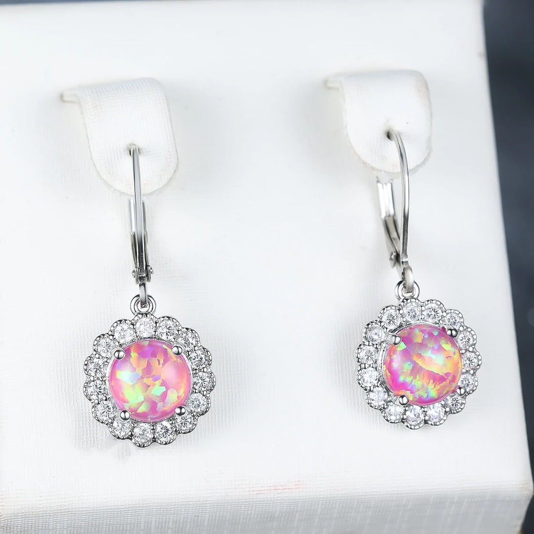 9084【原创澳宝/欧泊opal系列·佳境】设计师款澳宝士耳饰