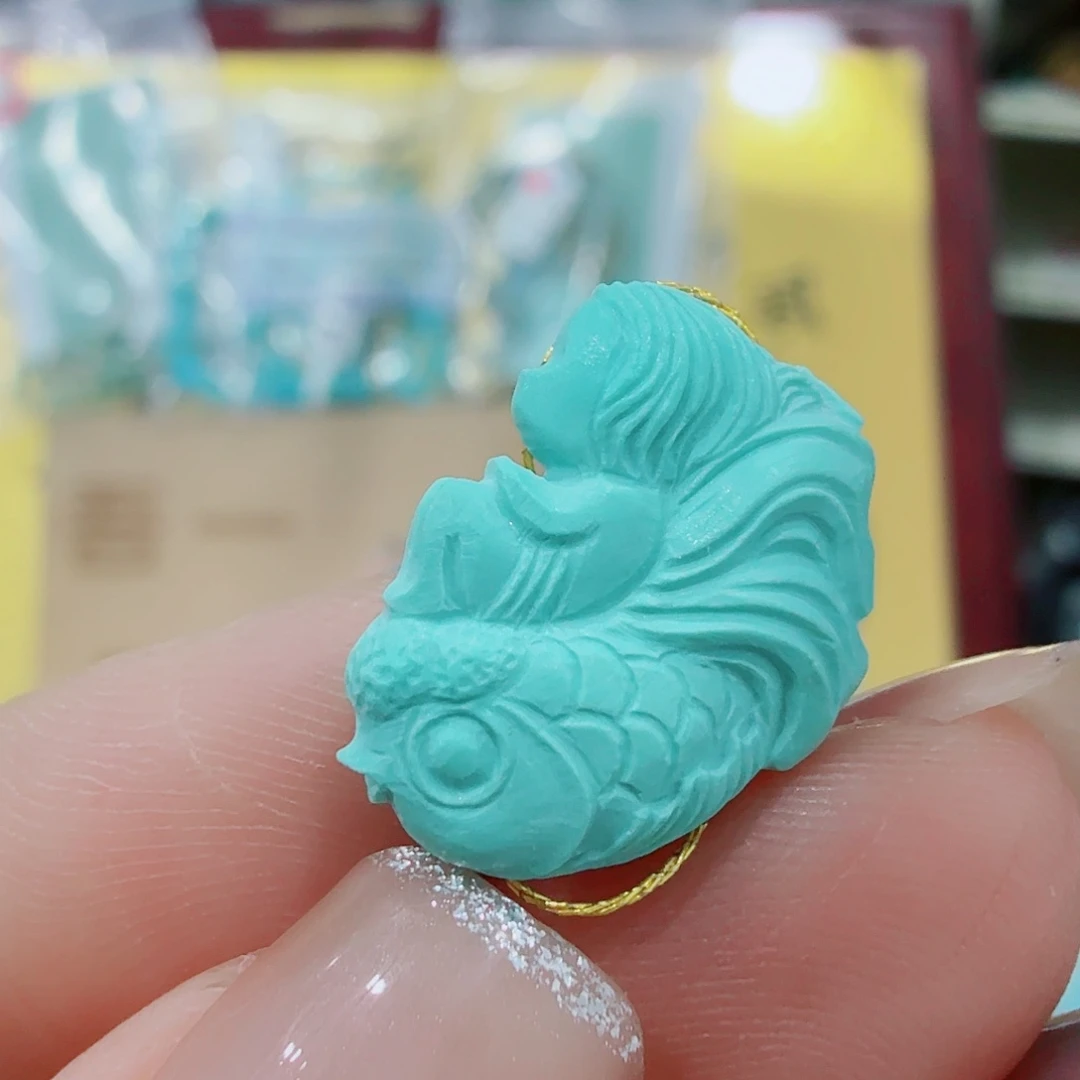 未镶嵌绿松石珠宝奇石
