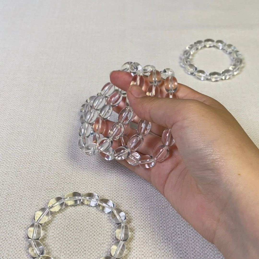 手串白水全净体 大豆珠