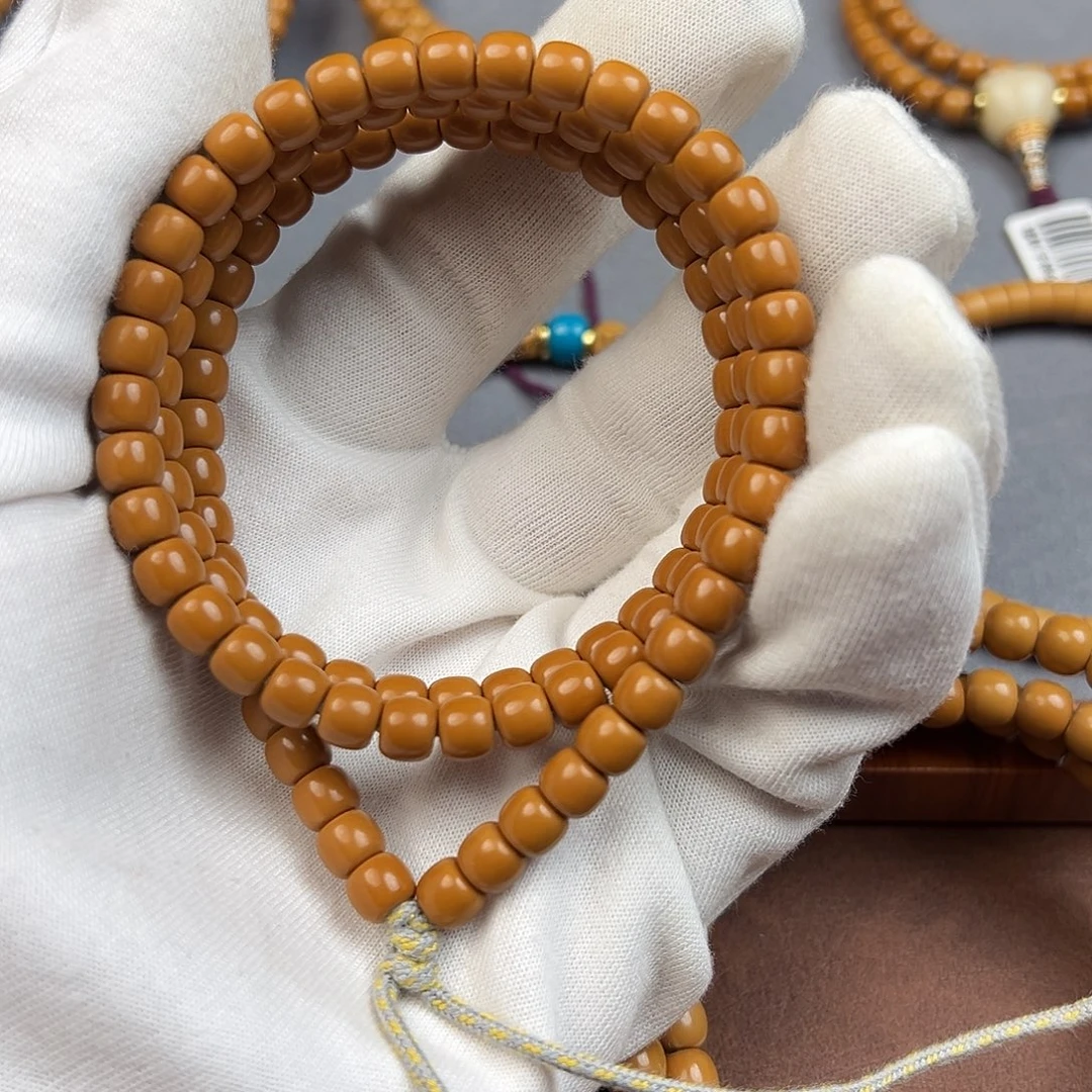 齿***轮手串/手链橄榄核橄榄核尖老挝老型脖挂6.5