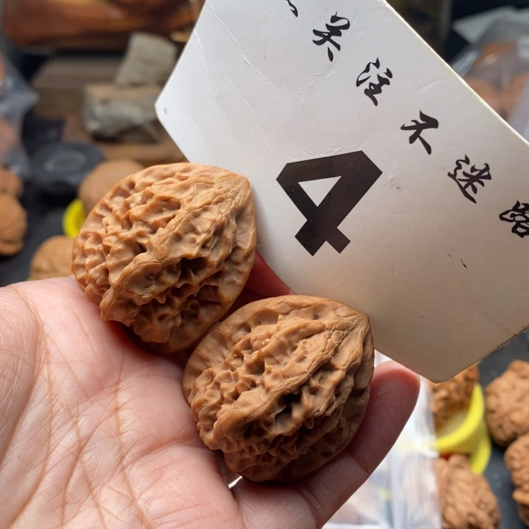 把件文玩核桃35火焰纹