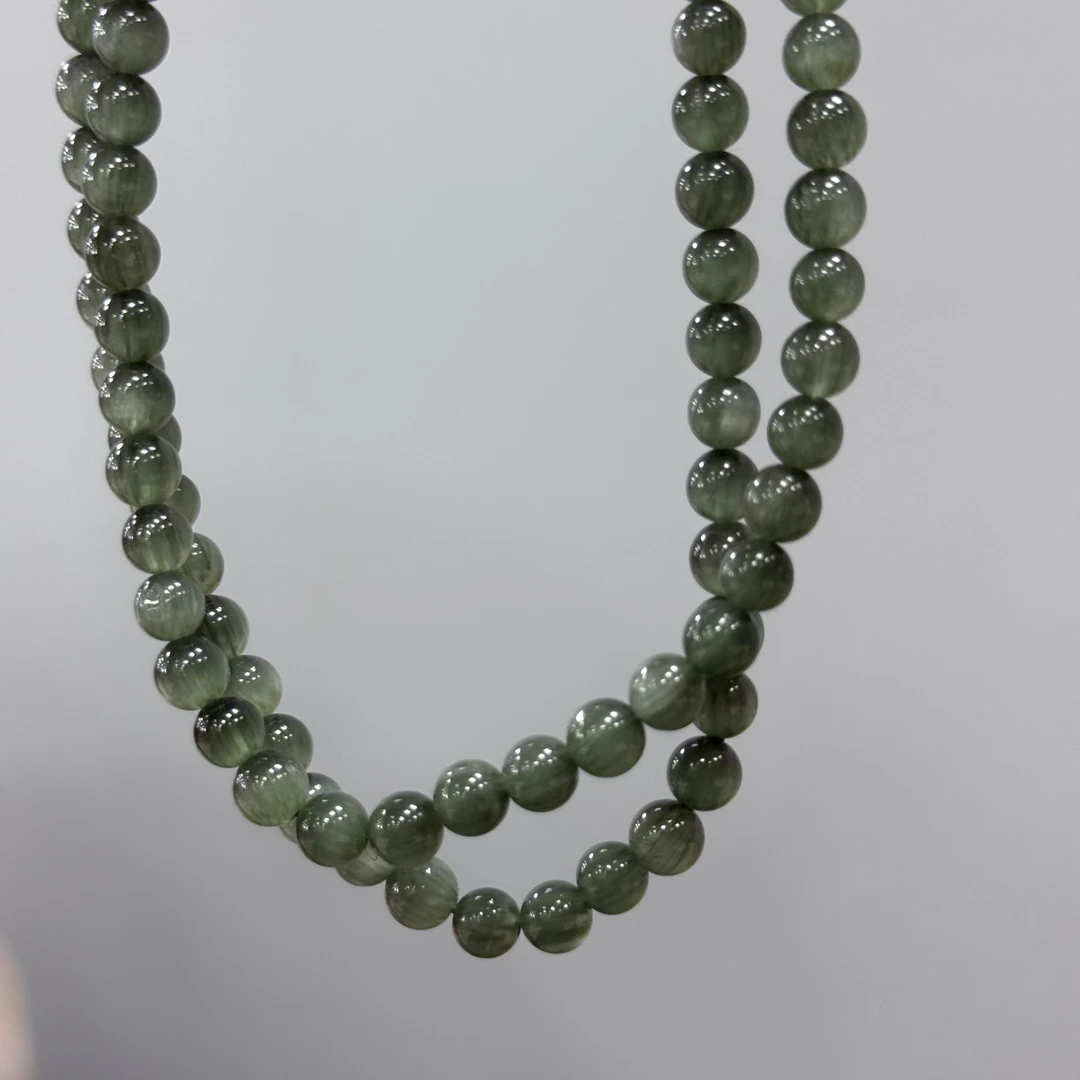 【书记甄选】绿发晶三圈手链约5mm 多样性发一件 GXL246