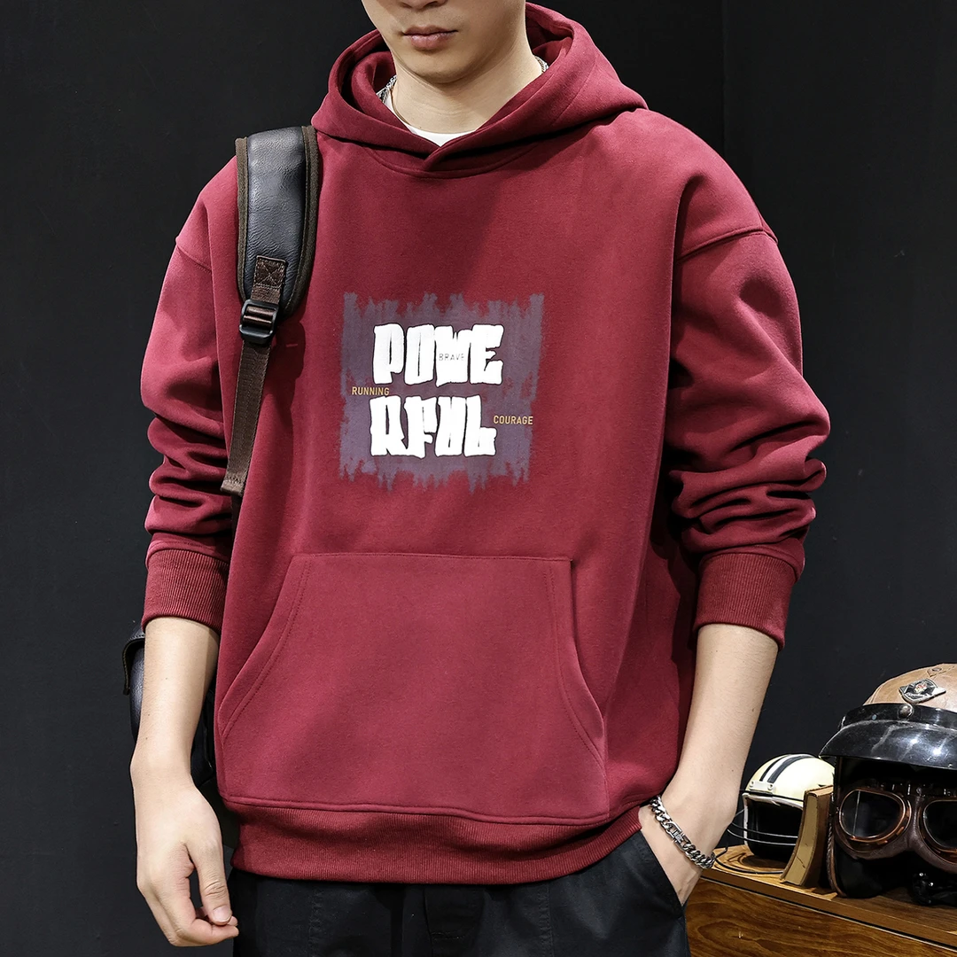 MR.MUDI/穆迪先生男士连帽卫衣春秋款潮牌宽松休闲长袖上衣衣服