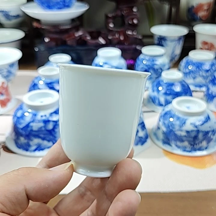 蕉***梦景德镇手绘陶瓷杯子11111