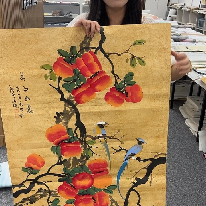 国画国画作品纯手工