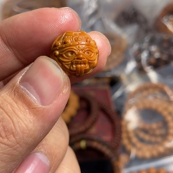 猴头核桃吊坠今天