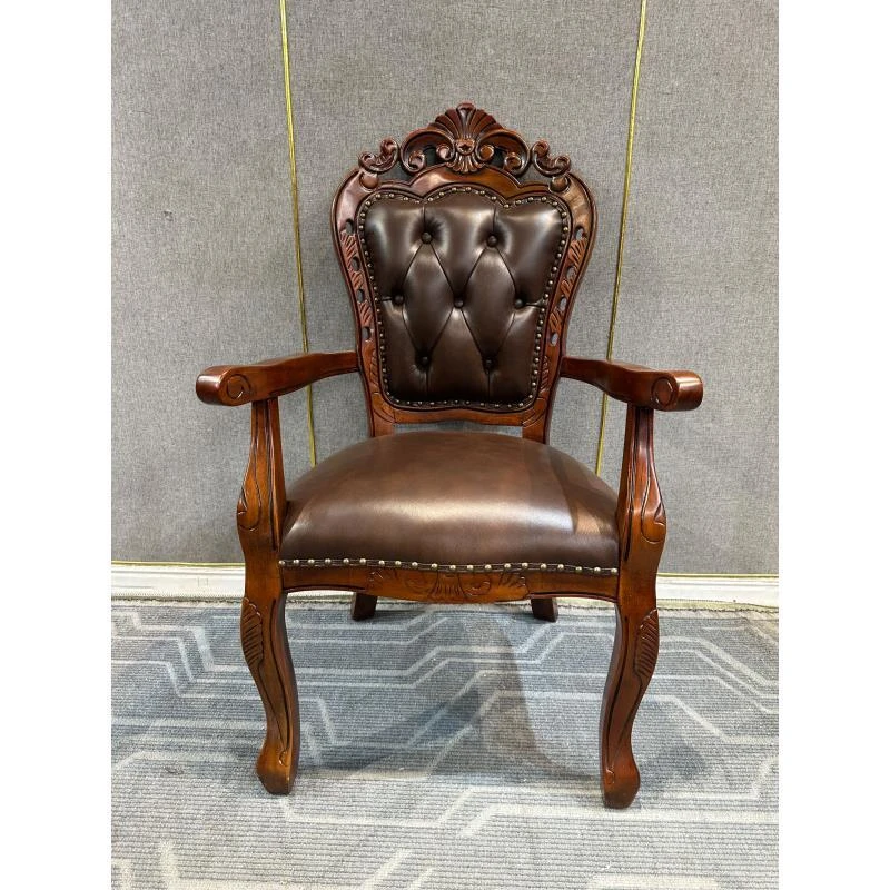 FSY660扶手椅640*620*1090坐高500 复古简约座椅坐具