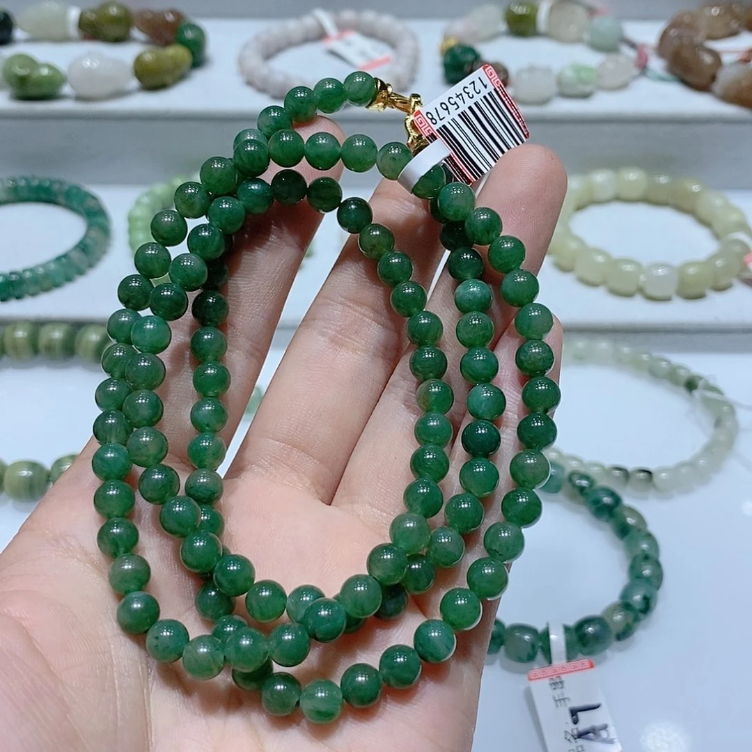独山玉未镶嵌手串