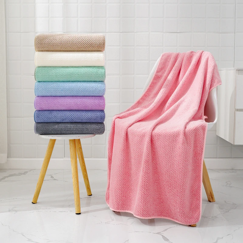 [秦洁同款]菠萝格家用浴巾成人加大泡澡发汗必备