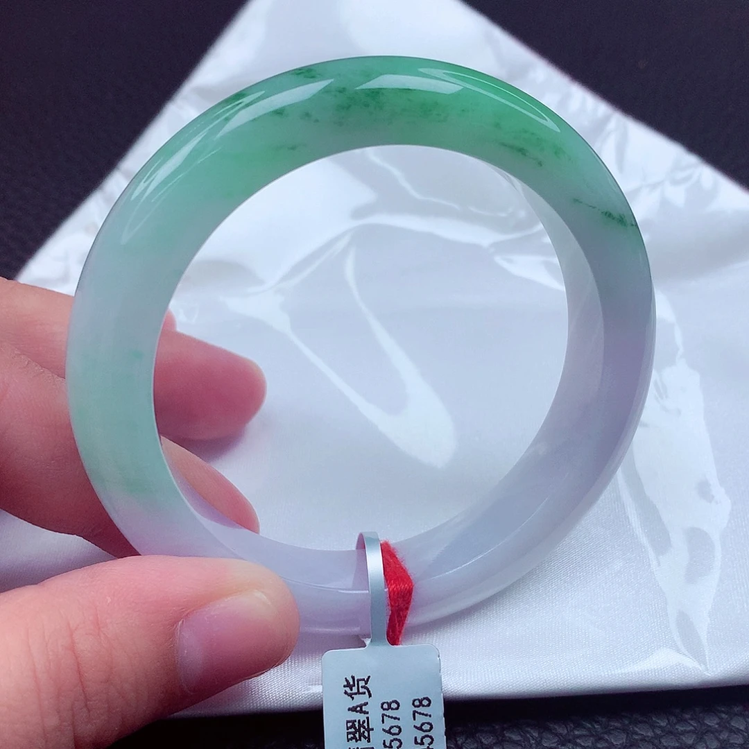 翡翠未镶嵌手镯天然缅甸翡翠A货