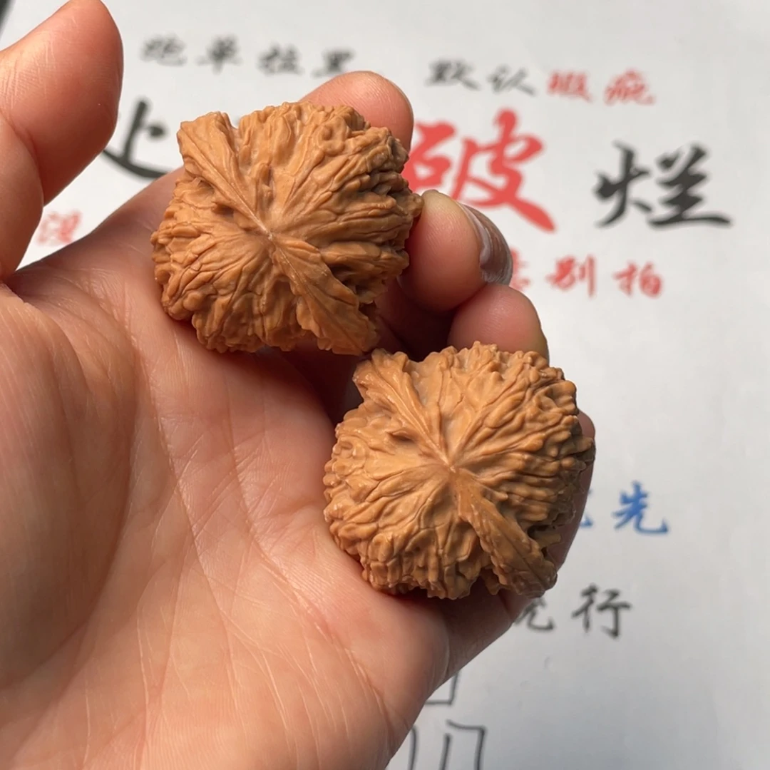 把件文玩核桃400 麒麟磨色差