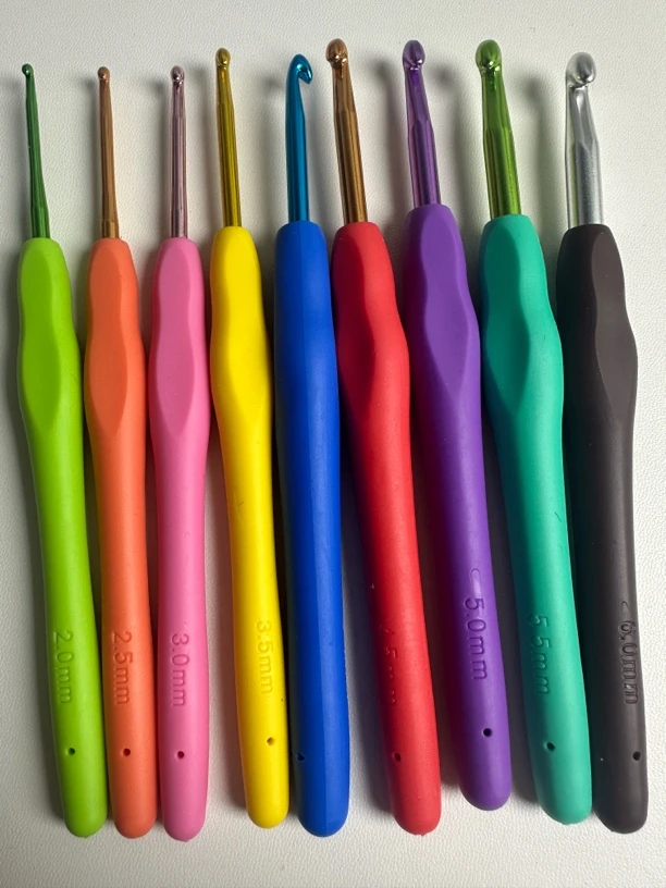 不锈钢软柄钩针毛衣针钩针工具套装diy手工编织