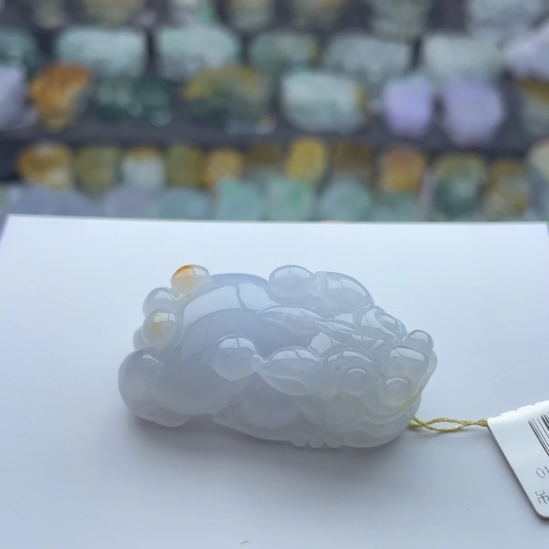 翡翠颈饰未镶嵌貔貅
