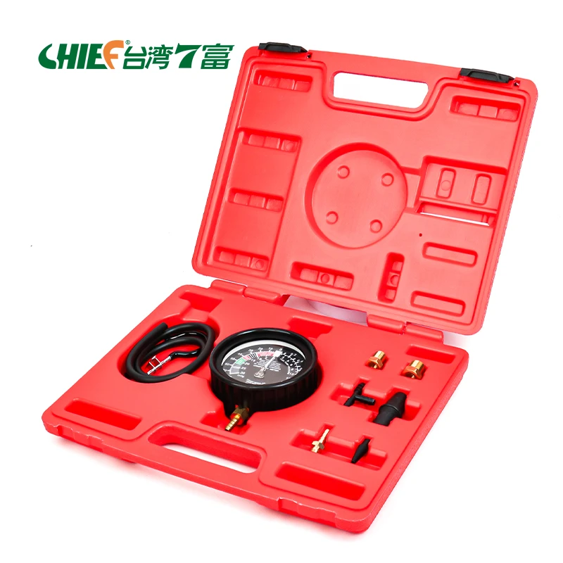 台湾7富CHIEF 汽车维修专用检测真空压力表