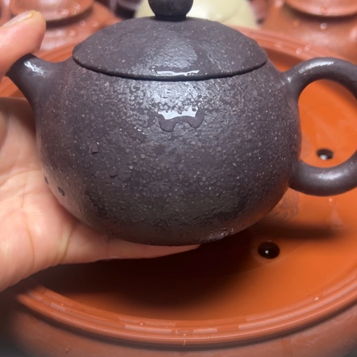 紫砂茶壶宜兴原矿天青