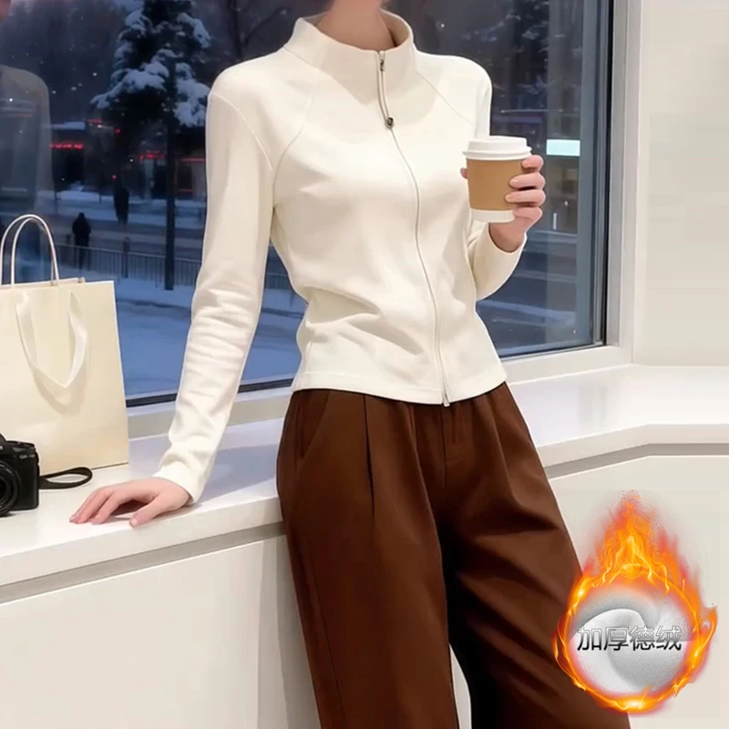 SJ-KS2025新款秋季修身百搭卫衣