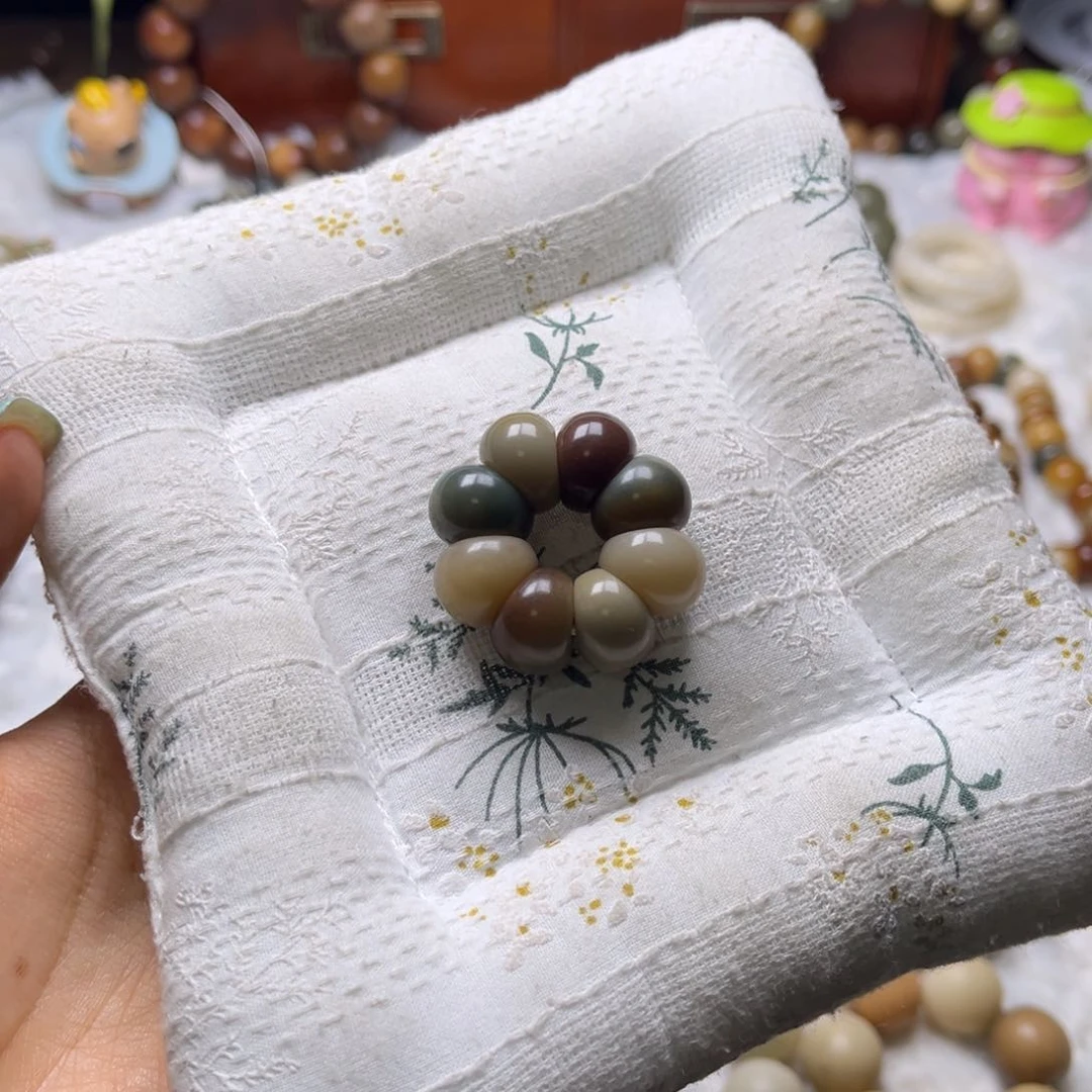 菩提根/象牙果吊坠蒜瓣手捻342