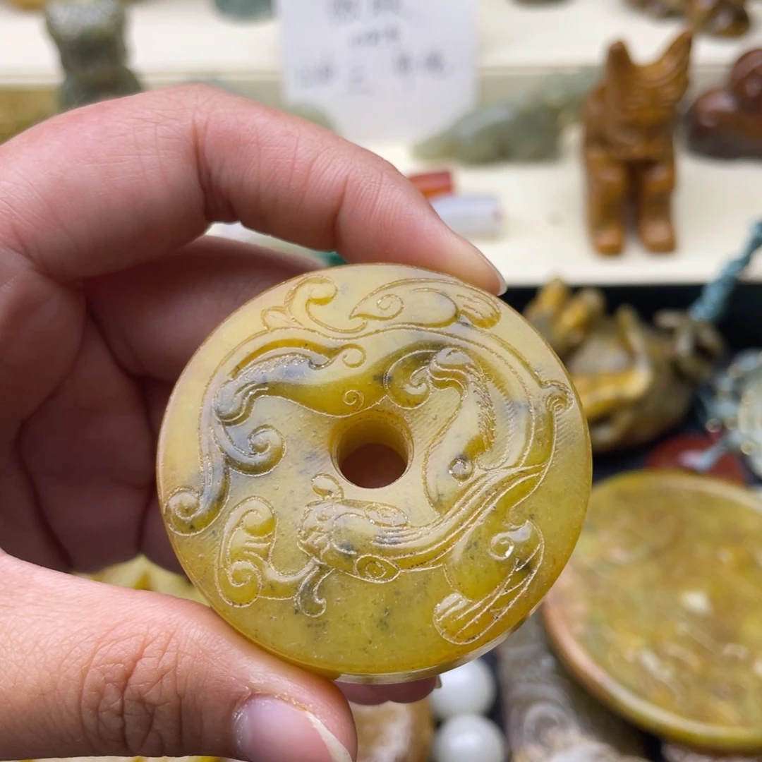 蛇纹石玉未镶嵌颈饰29