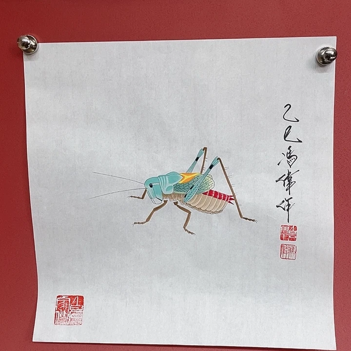 国画冯老师手绘作品