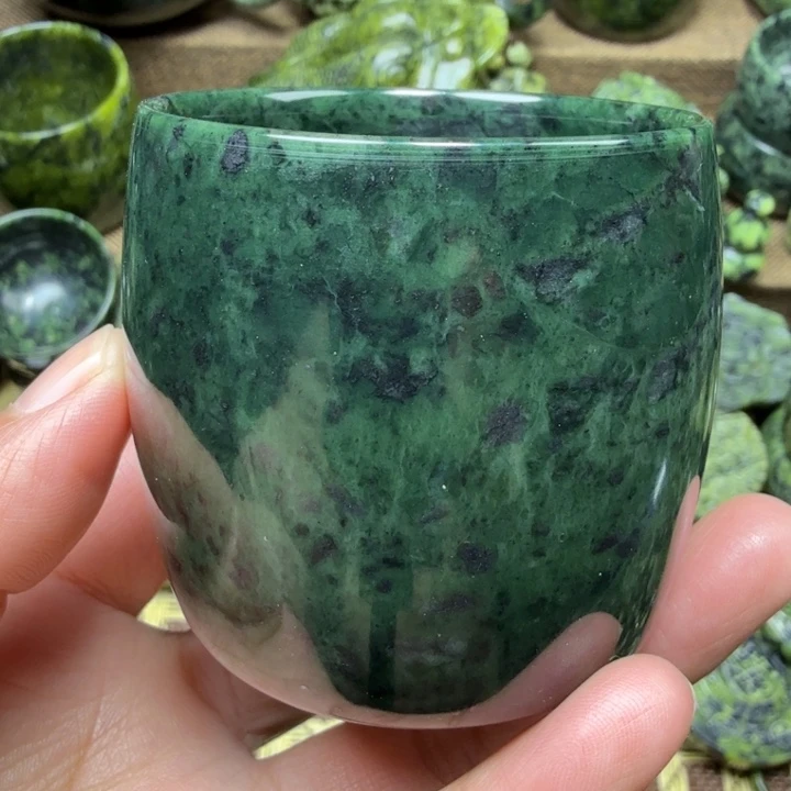 蛇纹石玉未镶嵌藏玉药王石产品