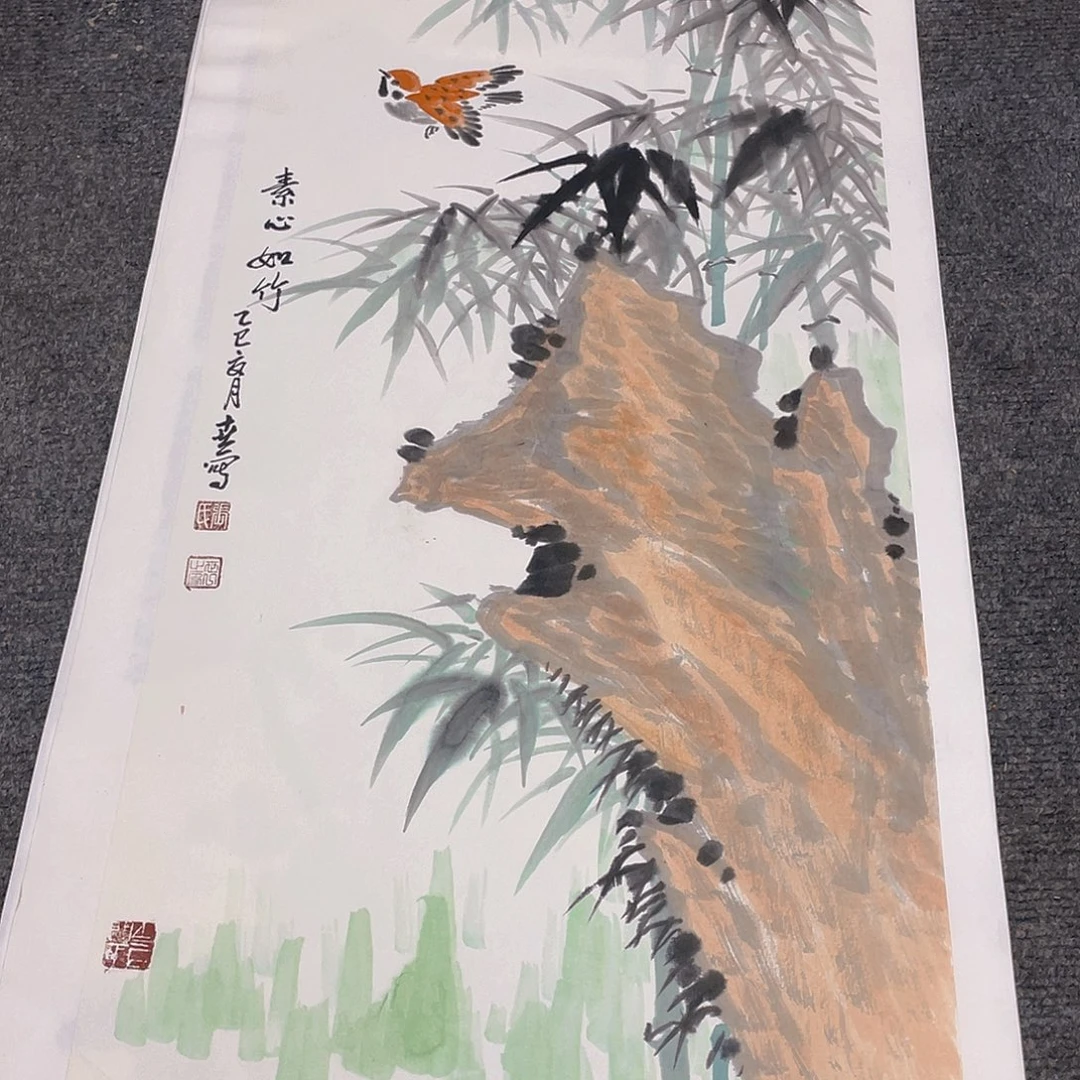国画2平尺纯手绘国画作品