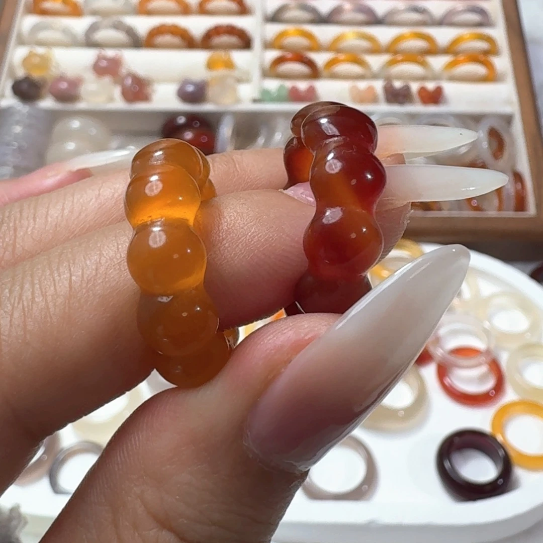 未镶嵌戒指玛瑙/玉髓116港13