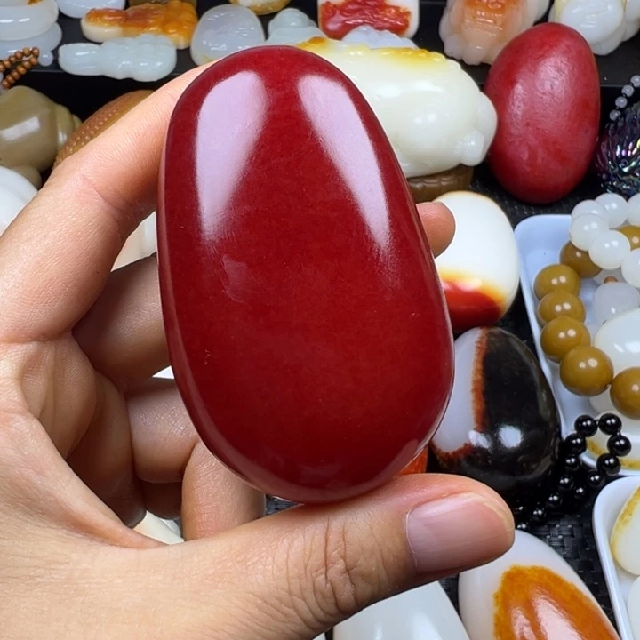 新疆戈壁五彩石金丝