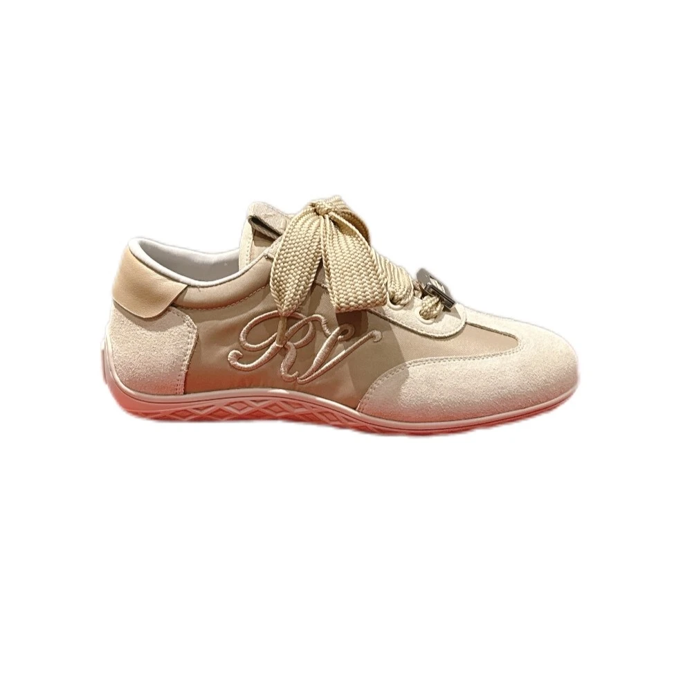 25年新款德训鞋钻扣刺绣时尚运动系带休闲潮鞋休闲鞋运动鞋低帮