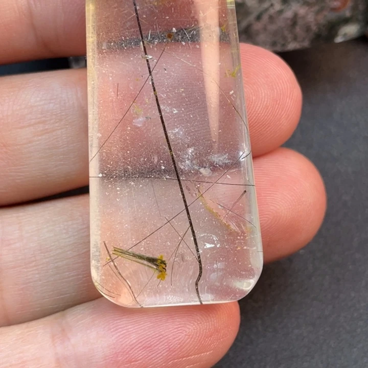 水晶颈饰未镶嵌最***想