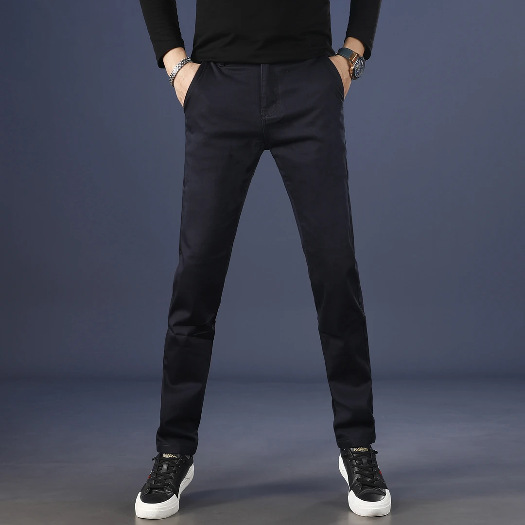 范莉泰男士牛仔裤男款爆款2025新款修身小直筒商务休闲秋冬裤子男