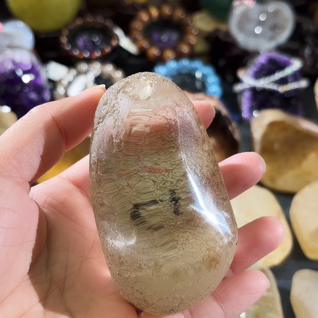 未镶嵌水晶手链天然