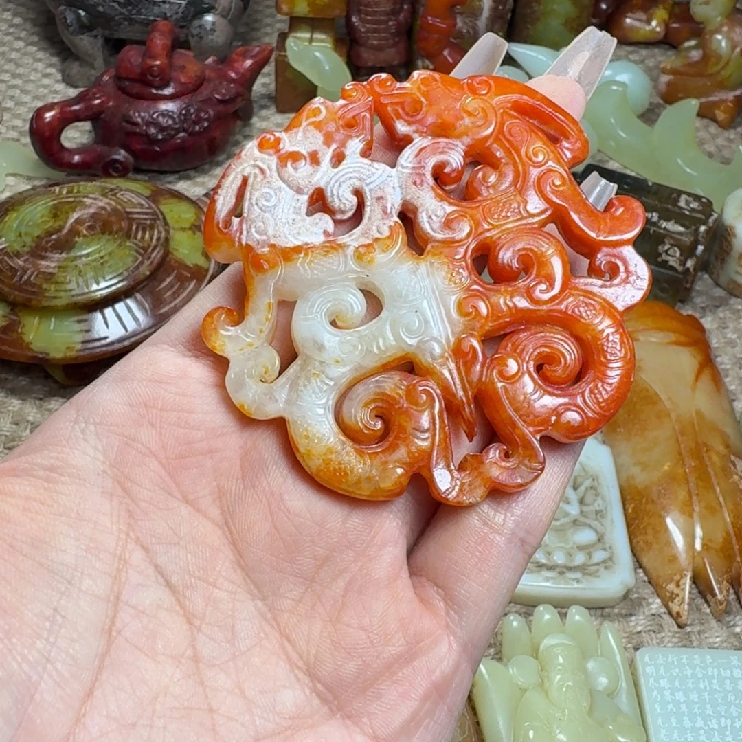 白玉菩提吊坠挂件