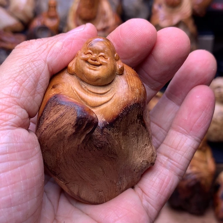 柏木（崖柏）崖柏陈化料手把件