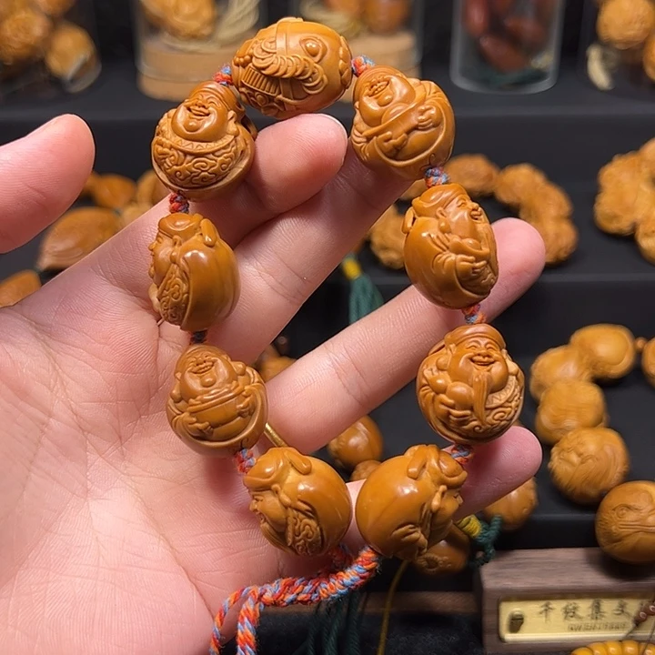 橄榄核手串/手链2.0短圆财神